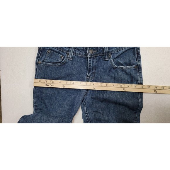 Levi's Signature Women's Blue Jeans Low-Rise Bootcut Leg Misses Sz 4M Medium - Picture 5 of 10